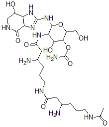 CAS#: 52599-88-9， N-beta-Acetylstreptothricin E
