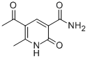 structure of CAS# 52600-60-9, 5-Acetyl-6-Methyl-2-Oxo-1,2-Dihydro-3-Pyridinecarboxamide;5-Acetyl-2-Keto-6-Methyl-1H-Pyridine-3-Carboxamide;5-Ethanoyl-6-Methyl-2-Oxo-1H-Pyridine-3-Carboxamide;8T-0220