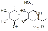 CAS#: 52630-68-9， N-[(2R,3R,4R,5R)-4,5,6-Trihydroxy-1-Oxo-3-[(2R,3S,4R,5S,6S)-3,4,5-Trihydroxy-6-Methyl-Oxan-2-Yl]Oxy-Hexan-2-Yl]Acetamide