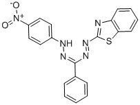 CAS#: 52644-49-2， N-(1,3-Benzothiazol-2-ylimino)-N'-(4-nitroanilino)benzenecarboximidamide