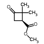CAS 登录号：527751-17-3， 甲基(1S)-2,2-二甲基-3-氧代环丁烷羧酸酯