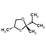CAS#: 52806-18-5， (2S,4R)-2-Isopropyl-2,4-Dimethyl-1,3-Oxathiolane