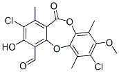 CAS#: 52809-10-6， 2,7-Dichloro-3-hydroxy-8-methoxy-1,6,9-trimethyl-11-oxo-11H-Dibenzo[b,e][1,4]dioxepin-4-carboxaldehyde
