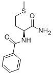 结构式 CAS# 52811-71-9, 苯甲酰基-蛋氨酰胺