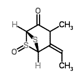 CAS#: 528570-16-3， (1R,4Z,5S)-4-Ethylidene-3-Methyl-6,7-Dithiabicyclo[3.1.1]Heptan-2-One 6-Oxide