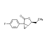 CAS#: 528588-19-4， (1S,4S,5R)-4-Ethyl-1-(4-Fluorophenyl)-3-Oxabicyclo[3.1.0]Hexan-2-One