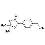 CAS#: 528594-28-7， 5-(4-Ethylphenyl)-2,2-Dimethyl-1,3-Dioxolan-4-One