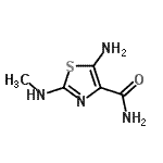 CAS#: 52868-71-0， 5-Amino-2-(Methylamino)-1,3-Thiazole-4-Carboxamide