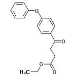 structure of CAS# 52888-63-8, Ethyl 4-Oxo-4-(4-Phenoxyphenyl)Butanoate;ethyl 4-oxo-4-(4-phenoxyphenyl)butyrate