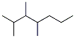 CAS#: 52896-95-4， 2,3,4-Trimethylheptane.