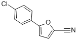 structure of CAS# 52939-07-8, 5-(4-Chlorophenyl)-2-Furonitrile;5-(4-CHLOROPHENYL)-2-FURONITRILE  97