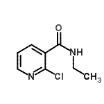 结构式 CAS# 52943-22-3, 2-氯-N-乙基烟酰胺