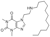 CAS#: 52943-53-0， 7-[2-(Dodecylamino)Ethyl]-3,7-Dihydro-1,3-Dimethyl-1H-Purine-2,6-Dione