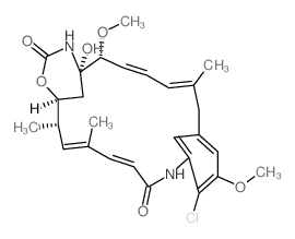 CAS#: 52978-30-0， (1R,2R,3E,5E,15E,17E,19R,20S)-10-Chloro-11,19-Dimethoxy-2,4,15-Trimethyl-20-Hydroxy-8,21-Diaza-23-Oxatricyclo[18.3.1.1(9,13)]Pentacosa-3,5,9,11,13(25),15,17-Heptene-7,22-Dione