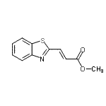 CAS#: 53004-62-9， Methyl (2E)-3-(1,3-Benzothiazol-2-Yl)Acrylate
