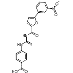 CAS#: 530132-21-9， 4-({[5-(3-Nitrophenyl)-2-Furoyl]Carbamothioyl}Amino)Benzoic Acid