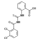 CAS#: 530155-88-5， 2-{[(2,3-Dichlorobenzoyl)Carbamothioyl]Amino}Benzoic Acid