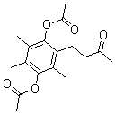 CAS#: 53101-69-2， 4-(2,5-Bis(acetyloxy)-3,4,6-trimethylphenyl)-2-butanone