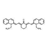 CAS#: 53115-02-9， (2E,6E)-2,6-Bis[(2E)-2-(1-Ethyl-2(1H)-Quinolinylidene)Ethylidene]Cyclohexanone