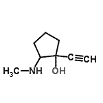 CAS#: 53121-36-1， 1-Ethynyl-2-(Methylamino)Cyclopentanol