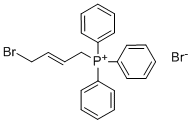 structure of CAS# 53142-03-3, (4-Bromo-2-Butenyl)Triphenylphosphonium Bromide