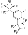 结构式 CAS# 53173-72-1, 3,5-二(1,1,1,3,3,3-六氟-2-羟基丙基)碘苯