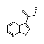 CAS#: 53175-01-2， 2-Chloro-1-(Thieno[2,3-b]Pyridin-3-Yl)Ethanone