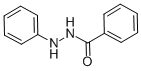 structure of CAS# 532-96-7, 2'-Phenylbenzohydrazide;Benzoic Acid, Phenyl Hydrazide;N-Benzoyl-N'-Phenylhydrazine;Nsc24944