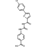 CAS#: 532939-09-6， 4-({[5-(4-Chlorophenyl)-2-Furoyl]Carbamothioyl}Amino)Benzoic Acid