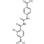 CAS#: 532950-00-8， 4-{[(2-Chloro-4-Nitrobenzoyl)Carbamothioyl]Amino}Benzoic Acid