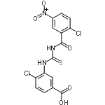 CAS#: 532951-77-2， 4-Chloro-3-{[(2-Chloro-5-Nitrobenzoyl)Carbamothioyl]Amino}Benzoic Acid