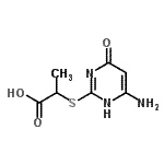 CAS#: 532954-30-6， 2-[(6-Amino-4-Oxo-1,4-Dihydro-2-Pyrimidinyl)Sulfanyl]Propanoic Acid