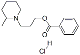 structure of CAS# 533-28-8, Metycaine Hydrochloride;3-(2-Methyl-1-Piperidyl)Propyl Benzoate Hydrochloride;Benzoic Acid 3-(2-Methyl-1-Piperidinyl)Propyl Ester Hydrochloride;Benzoic Acid 3-(2-Methyl-1-Piperidyl)Propyl Ester Hydrochloride