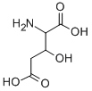 结构式 CAS# 533-62-0, 3-羟基谷氨酸