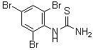 结构式 CAS# 5337-47-3, 2,4,6-三溴苯基硫脲