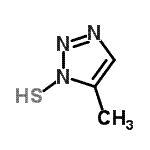 CAS#: 53374-49-5， 5-Methyl-1-Sulfanyl-1H-1,2,3-Triazole