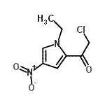 CAS 登录号：53391-47-2， 2-氯-1-(1-乙基-4-硝基-1H-吡咯-2-基)乙酮