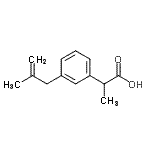 CAS#: 533931-34-9， 2-[3-(2-Methyl-2-Propen-1-Yl)Phenyl]Propanoic Acid