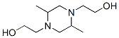 structure of CAS# 53503-86-9, 2,5-Dimethylpiperazine-1,4-Diethanol;2-[4-(2-Hydroxyethyl)-2,5-Dimethyl-Piperazin-1-Yl]Ethanol;2-[4-(2-Hydroxyethyl)-2,5-Dimethyl-1-Piperazinyl]Ethanol;Nsc93264