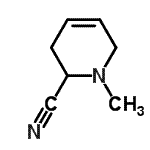 CAS#: 53516-29-3， 1-Methyl-1,2,3,6-Tetrahydro-2-Pyridinecarbonitrile