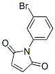 structure of CAS# 53534-14-8, 1-(3-Bromophenyl)-2,5-Dihydro-1H-Pyrrole-2,5-Dione;1-(3-BROMOPHENYL)-2,5-DIHYDRO-1H-PYRROLE-2,5-DIONE;1-(3-BROMPHENYL)-1H-PYRROLE-2,5-DIONE;N-(2-Bromophenyl)Maleimide