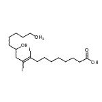 CAS#: 53586-99-5， (9E)-12-Hydroxy-9,10-Diiodo-9-Octadecenoic Acid