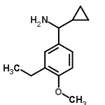 CAS#: 535926-44-4， 1-Cyclopropyl-1-(3-Ethyl-4-Methoxyphenyl)Methanamine