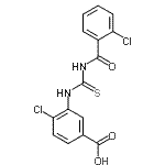 CAS#: 535978-55-3， 4-Chloro-3-{[(2-Chlorobenzoyl)Carbamothioyl]Amino}Benzoic Acid