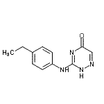 CAS#: 535981-34-1， 3-[(4-Ethylphenyl)Amino]-1,2,4-Triazin-5(2H)-One