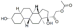 CAS#: 53604-15-2， [2-[(3S,5R,8R,9S,10S,13S,14S,17R)-3,17-Dihydroxy-10,13-Dimethyl-1,2,3, 4,5,6,7,8,9,11,12,14,15,16-Tetradecahydrocyclopenta[a]Phenanthren-17-Yl]-2-Oxo-Ethyl] Acetate