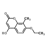 CAS#: 536723-97-4， 7-Ethoxy-4-Hydroxy-8-Methyl-2H-Chromen-2-One