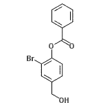 CAS 登录号：536974-76-2， 2-溴-4-(羟基甲基)苯基苯甲酸酯