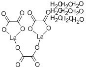 structure of CAS# 537-03-1, Lanthanum Oxalate;Ethanedioate;Lanthanum(+3) Cation;Lanthanum, (Mu-(Ethanedioato(2-)-Kappao1,Kappao2':Kappao1',Kappao2))Bis(Ethanedioato(2-)-Kappao1,Kappao2)Di-