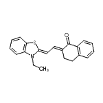 CAS#: 53704-21-5， (2E)-2-[(2Z)-2-(3-Ethyl-1,3-Benzothiazol-2(3H)-Ylidene)Ethylidene]-3,4-Dihydro-1(2H)-Naphthalenone